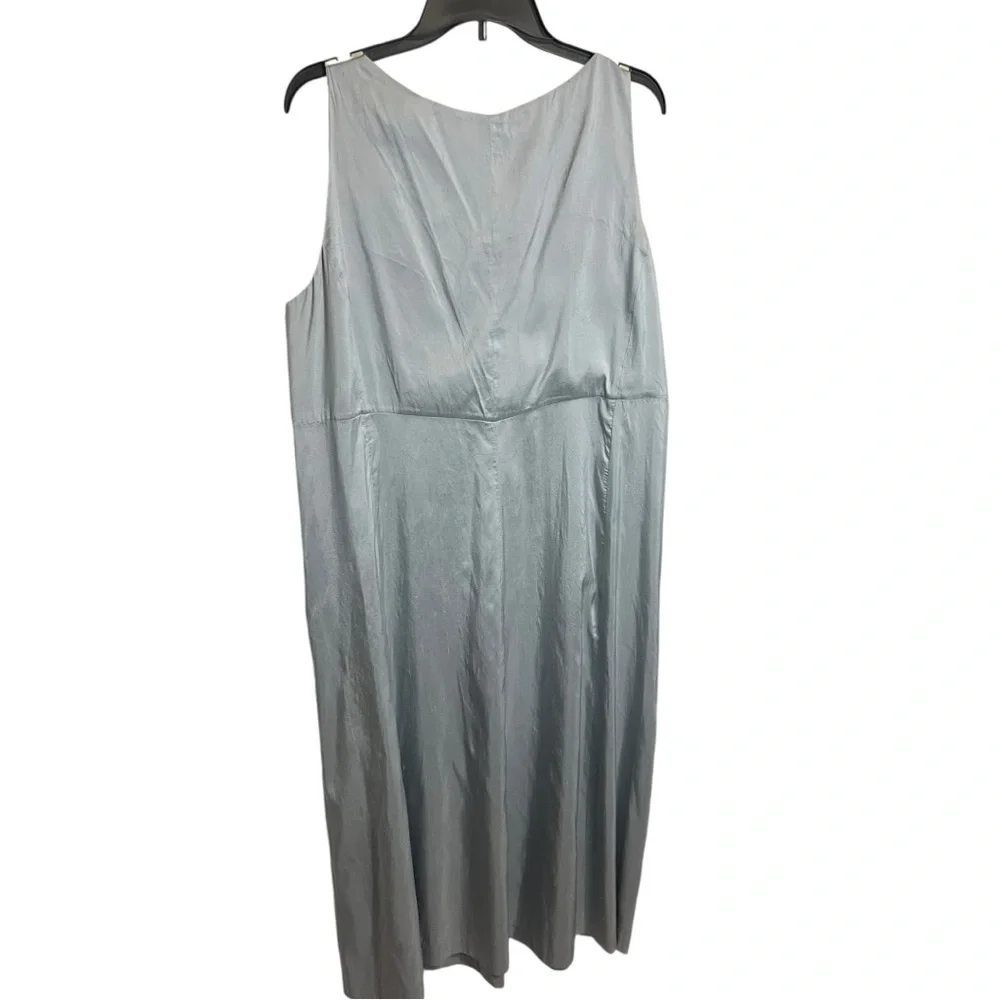 Eileen Fisher Textured Silk Dress and Jacket - Picture 6 of 12
